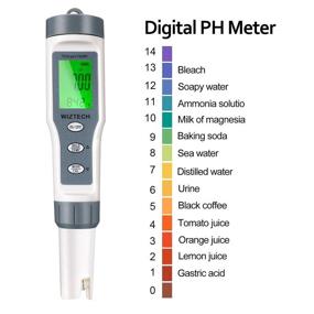 img 1 attached to 📈 Wiztech Digital PH Meter with ATC: 3 in 1 PH TDS Temp - Accurate Pocket-size PH Tester 0.00-14.00 PH Measurement Range