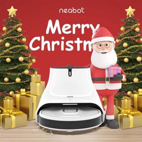 img 3 attached to Neabot Q11 Robot Vacuum and Mop, 4000Pa Max Suction Self Emptying Robotic Vacuum, Wi-Fi / Bluetooth Connectivity, APP & Alexa Control, Multi Floor Mapping, Ideal for Pet Hair, Hard Floor and Carpet