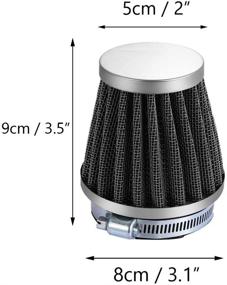 img 3 attached to ESUPPORT 38Mm Mini Cone Cold Air Intake Filter Turbo Vent Clean Fresh Car Motorcycle