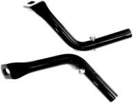premium black saddlebag eliminator support bracket for harley davidson touring - easy guard removal, enhances saddlebag stability - fits electra glide, road king, ultra classic, & cvo models 1993-2008 - ref 46565-04 logo