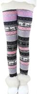 🌨️ winter printed fleece leggings for girls by bjinxn clothing logo