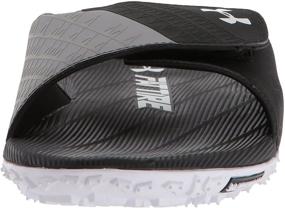 img 3 attached to 👞 Enhance Your Style with Under Armour Slides Sandal: Black Men's Shoes