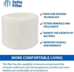 img 2 attached to 🔍 Fette Filter WF2 Humidifier Wicking Filters – Compatible with Protec, Vicks & Kaz (Pack of 2) – A Comprehensive Comparison