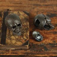 💀 homart retro cast iron skull bottle opener логотип