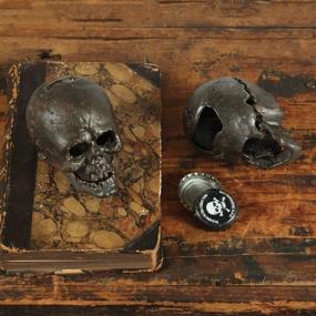 img 3 attached to 💀 HomArt Retro Cast Iron Skull Bottle Opener