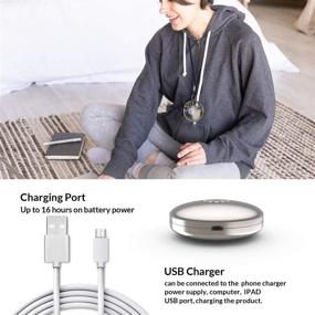 img 3 attached to ZERLA Wearable Necklace USB Car Air Cleaner Portable Air Purifier with Negative Ion Generator - Personal Air Freshener for Adults & Kids (Three Modes)