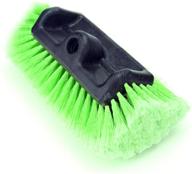 🚗 enhance car washing experience with forgrace flow-thru heavy duty car wash brush head - 12" tri-level dip auto wash brush with medium soft bristle - ideal for car exterior washing - vibrant green color logo