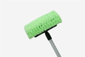 img 1 attached to 🚗 Enhance Car Washing Experience with Forgrace Flow-Thru Heavy Duty Car Wash Brush Head - 12" Tri-Level Dip Auto Wash Brush with Medium Soft Bristle - Ideal for Car Exterior Washing - Vibrant Green Color