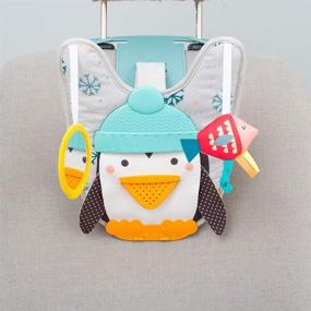 img 2 attached to 🐧 Taf Toys Penguin Play and Kick Car Toy: Travel Activity Center for Rear Facing Infants with Remote Control - Parent and Baby’s Travel Companion, Promotes Relaxation During Drives