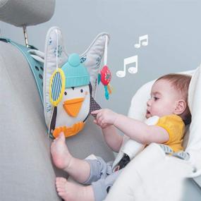 img 3 attached to 🐧 Taf Toys Penguin Play and Kick Car Toy: Travel Activity Center for Rear Facing Infants with Remote Control - Parent and Baby’s Travel Companion, Promotes Relaxation During Drives
