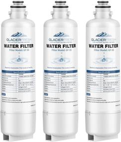 img 4 attached to 🧊 GLACIER FRESH 12033030 Bosch Ultra Clarity Pro Refrigerator Water Filter Replacement (3 Pack)
