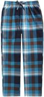 👖 stylish navy xxl boys' cotton plaid check pants nnblp sb003 - trendy boys' clothing and pants logo