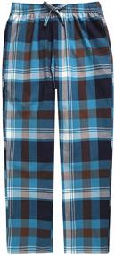 img 4 attached to 👖 Stylish Navy XXL Boys' Cotton Plaid Check Pants NNBLP SB003 - Trendy Boys' Clothing and Pants