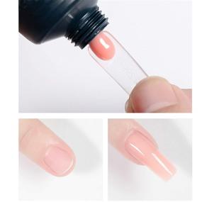 img 1 attached to 💅 Простои Nail Extension Gel - Профессиональный безболезненный строительный гель для модного нейл-дизайна в розовом оттенке.