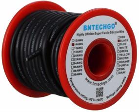 img 4 attached to 🔌 High-Quality BNTECHGO 14 Gauge Silicone Wire Spool 25 Ft Black: Flexible, Stranded Tinned Copper Wire - Ideal for Electrical Projects