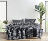 🛏️ queen size marimekko rasymatto black cotton comforter set logo