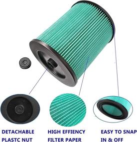 img 3 attached to 🔍 Ximoon Replacement Craftsman Air Filter 17912 – Fits 5, 6, 8, 9, 12, 14, 16, 32 Gallon Vacuums and Larger Models Manufactured Post-1988