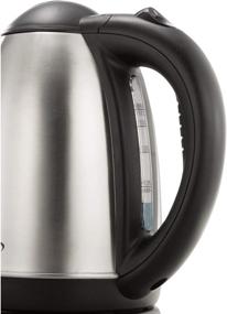 img 1 attached to Efficient and Stylish: Brentwood KT-1800 2L Stainless Steel Cordless Electric Kettle