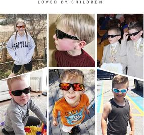 img 1 attached to ATTCL Kids TR90 Polarized 🕶️ Sports Sunglasses For Boys Girls Ages 3-10