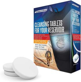 img 4 attached to 🧼 30 Hydration Reservoir Backpack Cleaning Tablets - Quickly Remove Stubborn Stains & Odors - Individually Packed for Reservoir Pack or Hydration Bladder Kit