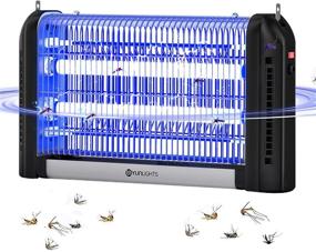 img 4 attached to 🦟 YUNLIGHTS Bug Zapper Outdoor Electric: 20W High Power Mosquito Killer - Effective UV Light Mosquito Zapper for Indoor Patio, Home, Garden & Backyard