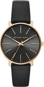 img 4 attached to ⌚ Вечно элегантные: часы Michael Kors Pyper из нержавеющей стали - дизайн с тремя стрелками