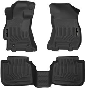 img 4 attached to 🚗 Husky Liners 99671: High-Quality Weatherbeater Floor Mats for Subaru Legacy & Outback (2015-2019)