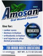🔋 откройте для себя силу amosan oral wound cleanser для эффективного ухода за полостью рта логотип