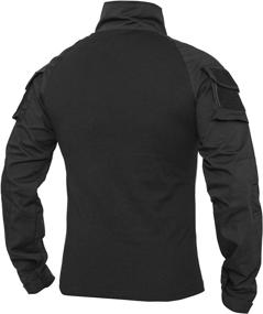 img 3 attached to XKTTAC Tactical Combat Airsoft Military Shirt Black L Outdoor Recreation