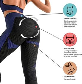 img 2 attached to JOYMODE Workout Clothes Seamless Leggings Sports & Fitness