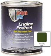 улучшите ваш двигатель austin healey с por-15 42028 зеленой эмалью - 1 пинта. логотип