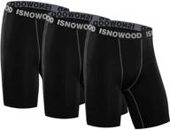 🩳 isnowood men's performance compression shorts: optimize your active lifestyle logo