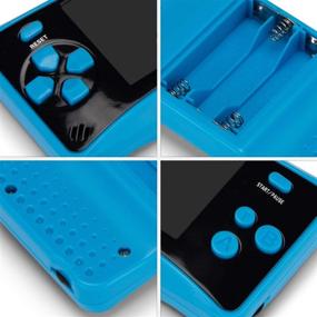 img 1 attached to 🎮 HigoKids Blue Handheld Portable Recreation Children