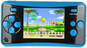 img 4 attached to 🎮 HigoKids Blue Handheld Portable Recreation Children