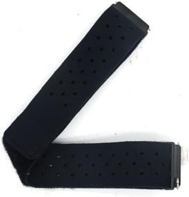img 4 attached to 🔥 Black Breathable Ankle Band for Fitbit Blaze/Versa 2/ Versa/Versa Lite/Versa SE - Compatible Replacement, Ideal for Men and Women (Medium)