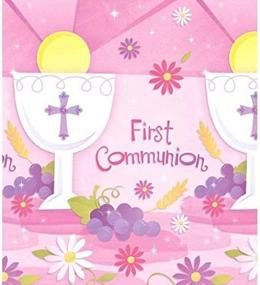 img 3 attached to Amscan Communion Religions Tableware Decoration