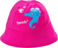 🧢 upf 50 speedo unisex-child begin to swim uv bucket hat logo