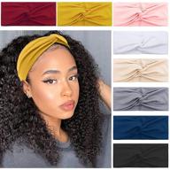 👩 aktvshow women's headbands headwraps for black women - twisted wide turban non slip, soft elastic hair bands for teen girls - cute fashion hair accessories for short & long hair logo