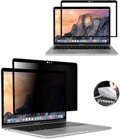 img 4 attached to Экран конфиденциальности YBP для MacBook-Pro 13 дюймов - легко устанавливается и снимается + съемный фильтр 🔒 для конфиденциальности в высоком разрешении для MacBook Pro 13 (2016-2019 / A2251, 2020 / A2289) и MacBook Air 13.3 2018 (A1989), 2020 (A2179) с процессором M1.