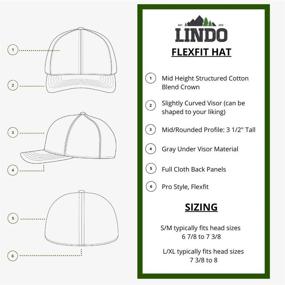 img 1 attached to 🧢 LINDO Pro Style Hat for the Great Outdoors - Flexfit