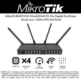 img 4 attached to RB4011iGS+5HacQ2HnD-IN MikroTik - 🚀 Enhanced Performance and High-speed Connectivity