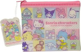 img 3 attached to Милый мини-кошелек для косметики 😍 и аксессуаров с персонажами Sanrio из винила - компактное и универсальное пузырьковое чехол (MIX 14×12 см)