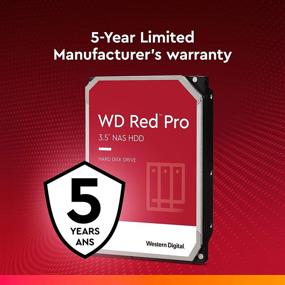 img 1 attached to WD Red Pro 10TB NAS Internal Hard Drive - 7200 RPM, SATA 6 Gb/s, CMR, 256MB Cache, 3.5" - WD101KFBX (Previous Model)