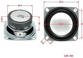 img 2 attached to 🔊 Gikfun 2-inch 4-Ohm 3-Watt Full Range Audio Speaker Stereo Woofer Loudspeaker for Arduino (Pack of 2)