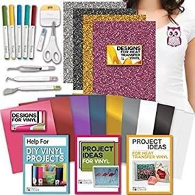 img 4 attached to 🛠️ Cricut Tools Bundle: Beginner's Guide, Vinyl Pack, Essential Tools, and Fine Point Pens for Cricut Explore