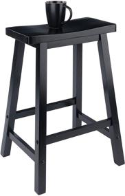 img 1 attached to 🪑 Black Winsome 20084 Satori Stool - 24 Inch