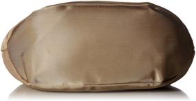 img 1 attached to Travelon Convertible Hobo: Stylish Champagne RFID Protection Bag for Travelers