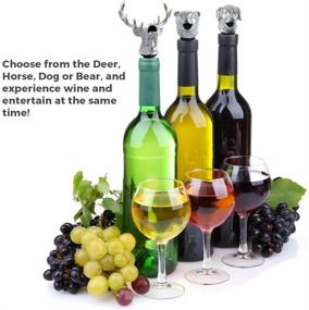 img 3 attached to 🍷 Enhance Your Wine Experience with the Bull Wine Pourer Aerator