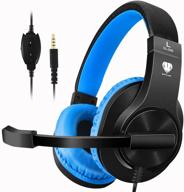 🎧 versatile gaming and school headset: ps5, ps4, xbox, pc, wired with mic logo