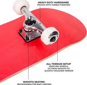 img 1 attached to 🛹 Cal 7 Complete Standard Skateboard 7.5-8 inch Deck